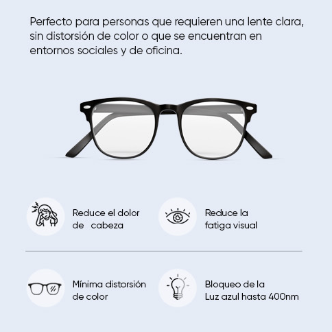 BlueSafe™| Transparentes